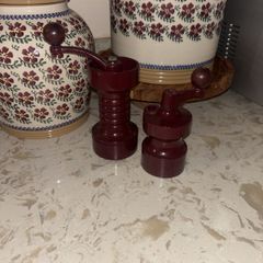 Vintage Cast Iron Salt and Pepper Mills