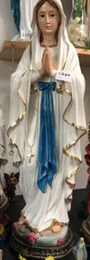 Large fibreglass statue of our lady of Lourdes