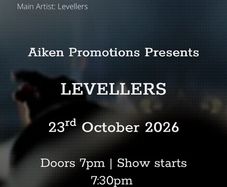 2 Tickets for Levellers Vicar St Oct 23rd