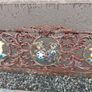 Cast iron kids garden  bench and table for restoration Image 4