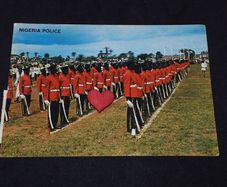 Police Parade In Nigeria , Postcard