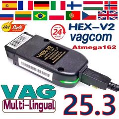 2025 Vcds Vag Com Scanner 25.3 Vagcom 162 Obd2 Usb Interface Vag Com For Vw Audi For Skoda Volkswagen For Seat Atmega162+16v8 Diagnostic Tools