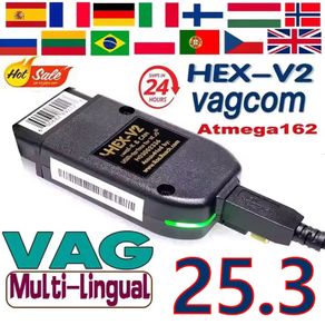2025 Vcds Vag Com Scanner 25.3 Vagcom 162 Obd2 Usb Interface Vag Com For Vw Audi For Skoda Volkswagen For Seat Atmega162+16v8 Diagnostic Tools
