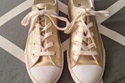 girls gold converse