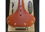 Heritage Sprung Premium Leather Saddle 270Mm 210Mm - Honey