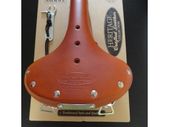 Heritage Sprung Premium Leather Saddle 270Mm 210Mm - Honey
