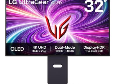 Lg 32gs95ue 32" Oled 4k / Fhd Dual-mode Gaming Monitor (240hz / 480hz)