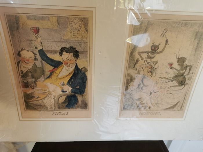 Art Print ' Night and Morning' Pub