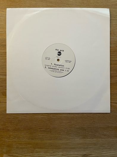 The Grid - Flotation - 12" Vinyl Promo Single - 1990 EastWest Records YZ475TXSAM
