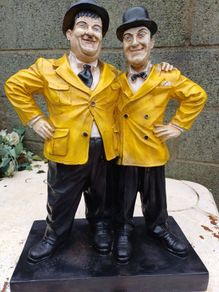 Vintage Laurel & Hardy Sculpture