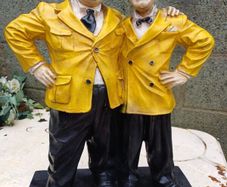Vintage Laurel & Hardy Sculpture