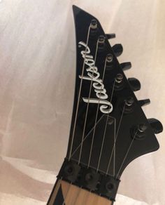 Jackson guitar tuners machine heads black 6 line left