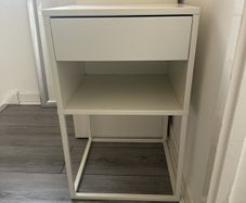 white Bedside Table
