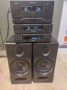 Technics Bi-Amp Stereo with Matching Speakers
