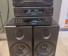 Technics Bi-Amp Stereo with Matching Speakers