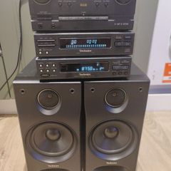 Technics Bi-Amp Stereo with Matching Speakers