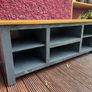 tv rack wood Image 2