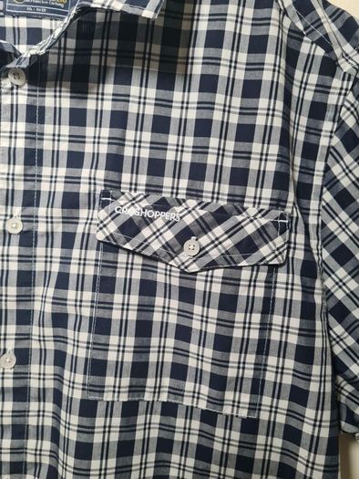 mens CRAGHOPPERS SOLARShield Check shirt sleeve Size XXL 2XL extra large EU 50 walking hiking