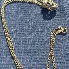 18k chain Cartier panther whit natural diamonds