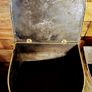 1970s solid  brass fireside container Image 6