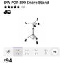 DW PDP 800 Snare Stand Image 4