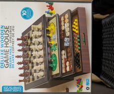 Deluxe wooden game house