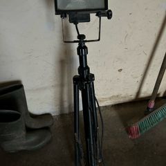 Work Light with Adjustable Tripod Stand