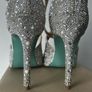 Ivory full sparkle wedding shoes. Jimmy choo dupes Image 8