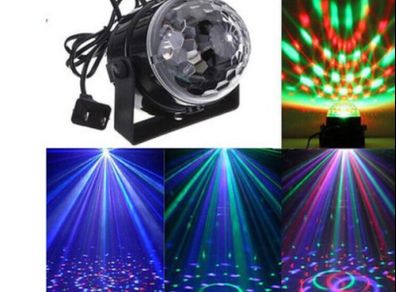 3W Mini RGB Projector Crystal Ball Disco light