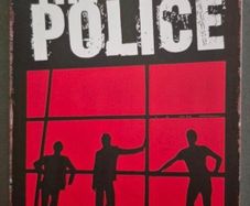 Vintage Style  Metal Sign. The police, sting.