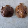 Vintage : Handcarved Wooden Water Buffalo Wall Plaques Image 2