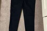 Navy denim style trousers Size 10