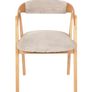 Oak Dining Armchair Plush Upholstered. Any Colouir or material Image 8