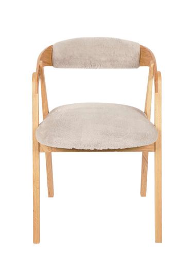 Oak Dining Armchair Plush Upholstered. Any Colouir or material