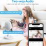 Wifi Camera 2 Pack, Home Security Camera for Baby & Elder, Pet Camera with Motion Detection, Night Vision, 2-Way Audio, 1080P Indoor Camera Wireless, Baby Monitor Works with APP & Alexa (FREE POSTAGE) Image 5