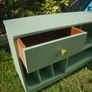 Sage Green Record Player Stand Image 4
