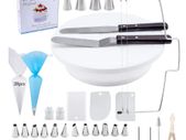 Pastry Turntable Kit Cake Decorating Supplies
