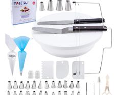 Pastry Turntable Kit Cake Decorating Supplies