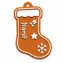 Personalised Gingerbread Christmas Gift Tags, Set of 8 3D Image 7