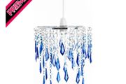 FREE EXPRESS SHIPPING Ocean Ceiling Chandelier Acrylic Light Shade, Blue &amp; Light Blue