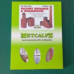 Metcalfe OO Gauge Boiler House and Factory Entrance