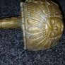 Vintage brass ashtray ,Pipe shaped ,very heavy Image 3