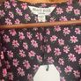 Wrap top floral pink and black Image 5