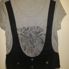 Pineapple 2 in 1 unusal top size UK16 EUR44 Postage included
