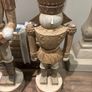 2 wooden rustic drummers . Image 6