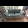 2 and 3 seater Green fabric sofa set Image 2
