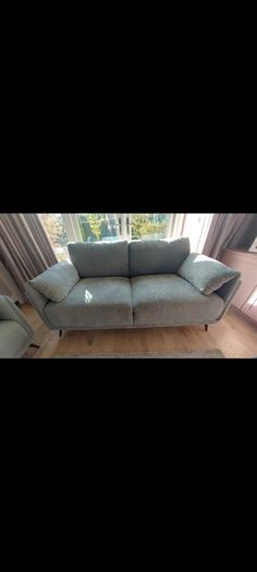 2 and 3 seater Green fabric sofa set