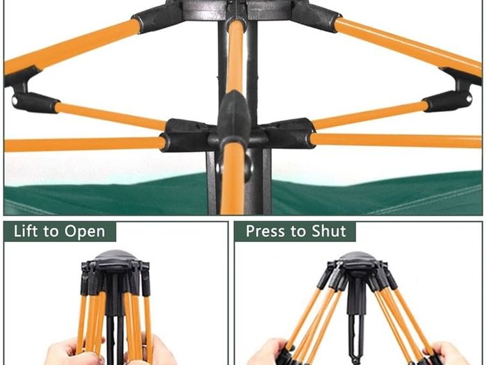 NEW SALE | Hydraulic Dome Tent Canopy for Camping Automatic Waterproof Tents 3-4 Person Canopy Easy to Set up and package