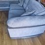 Large grey corner sofa Image 4