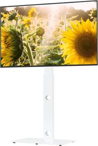 TV Floor Stand for 30-70 Inch LED LCD OLED Flat Curved TVs, Height Adjustable Tall Swivel Standing TV Stand, Universal Freestanding Floor Standing TV Stand Base up to 40kg, Max VESA 600x400mm